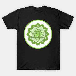 Love is key to all Heart Chakra- Light Green T-Shirt